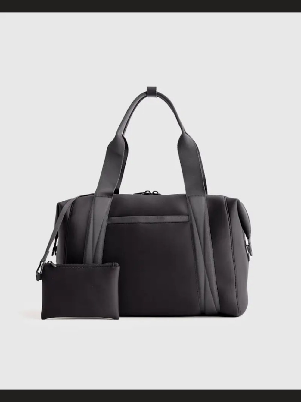 Quince All Day Neoprene Duffle Bag Black NWOT